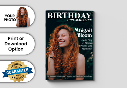 Custom Birthday Magazine