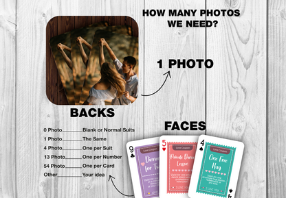 Love Coupon Cards | Love Adventure Playing Cards