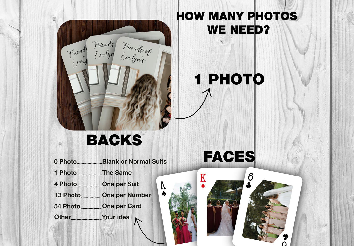 RUSH Bridesmaid Playing cards