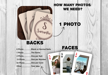 Personalized Playing Cards with Your Name