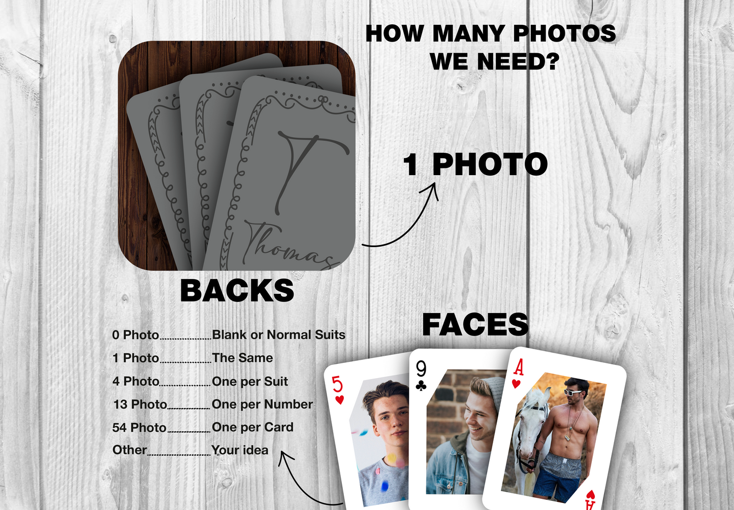 Personalized Playing Cards with Your Name