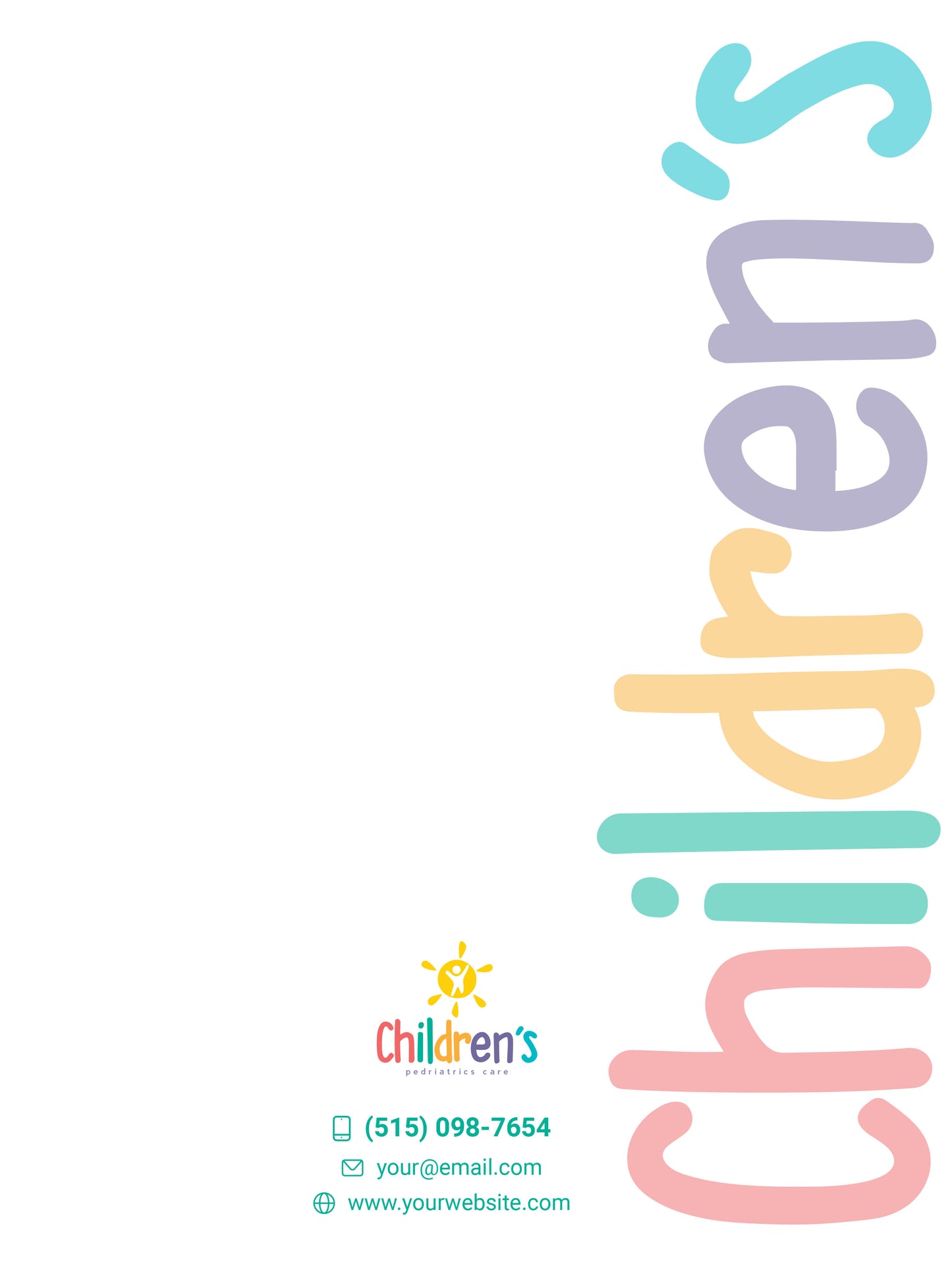 Presentation Folders | Custom | Marketing For Pediatrician | Luxury