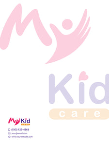 Pediatrician Presentation Folder, Custom Design With Your Logo. FREE Graphic Design included, Velvet Laminating, medical pocket folders