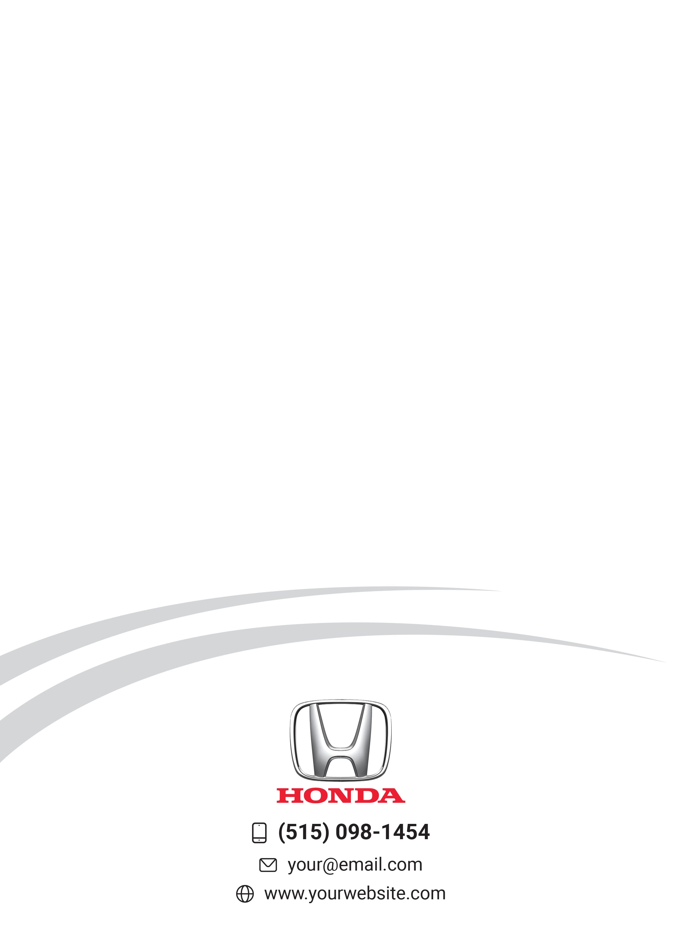 Presentation Folder for Dealership