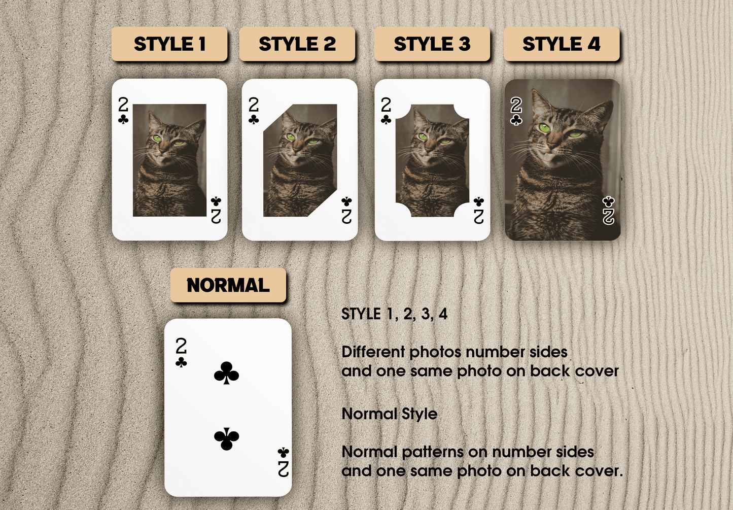 RUSH Custom Cat Playing Card Deck