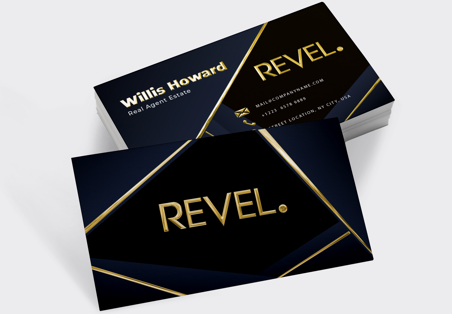 REVEL Business Cards Luxury