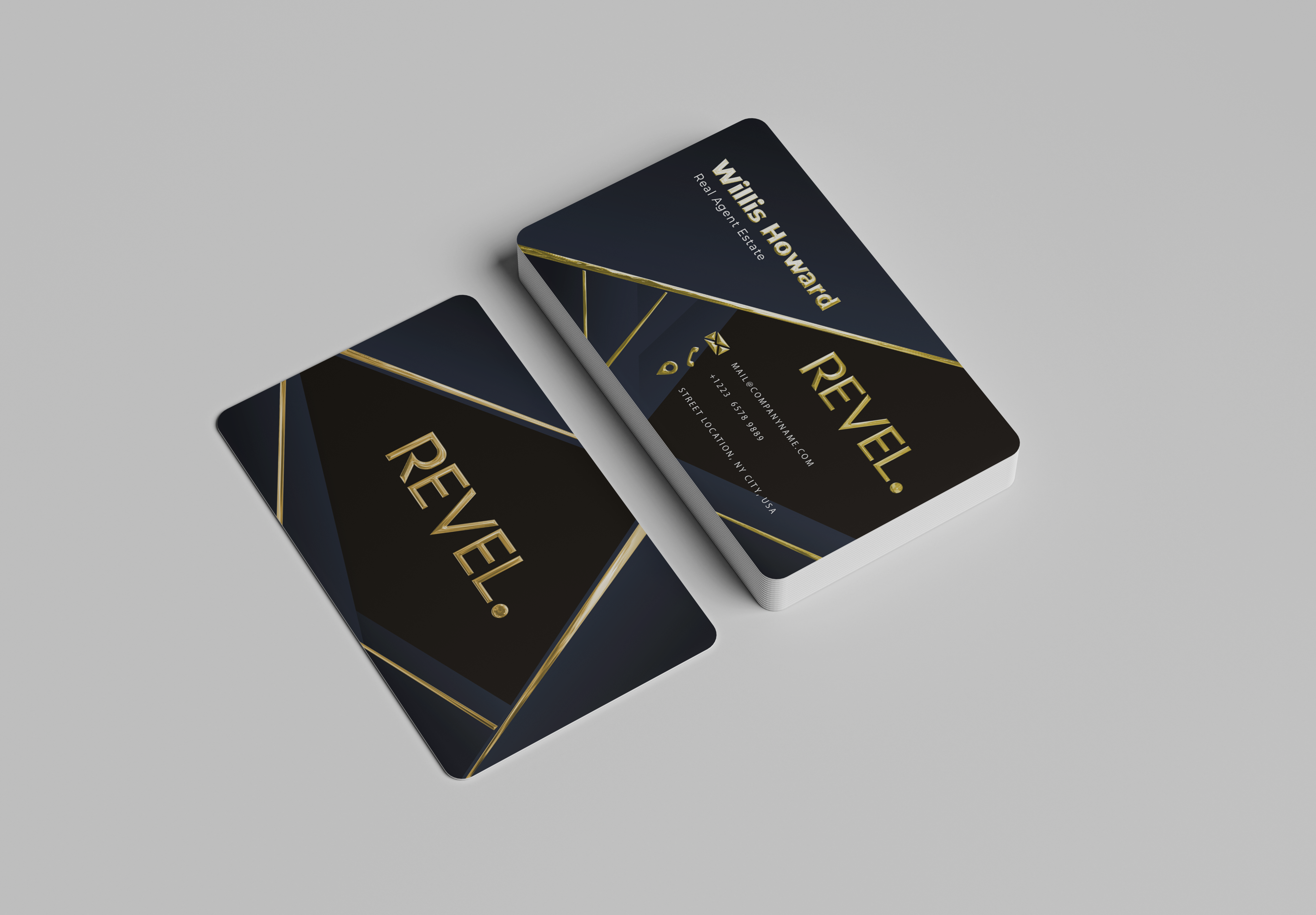 REVEL Business Cards Luxury