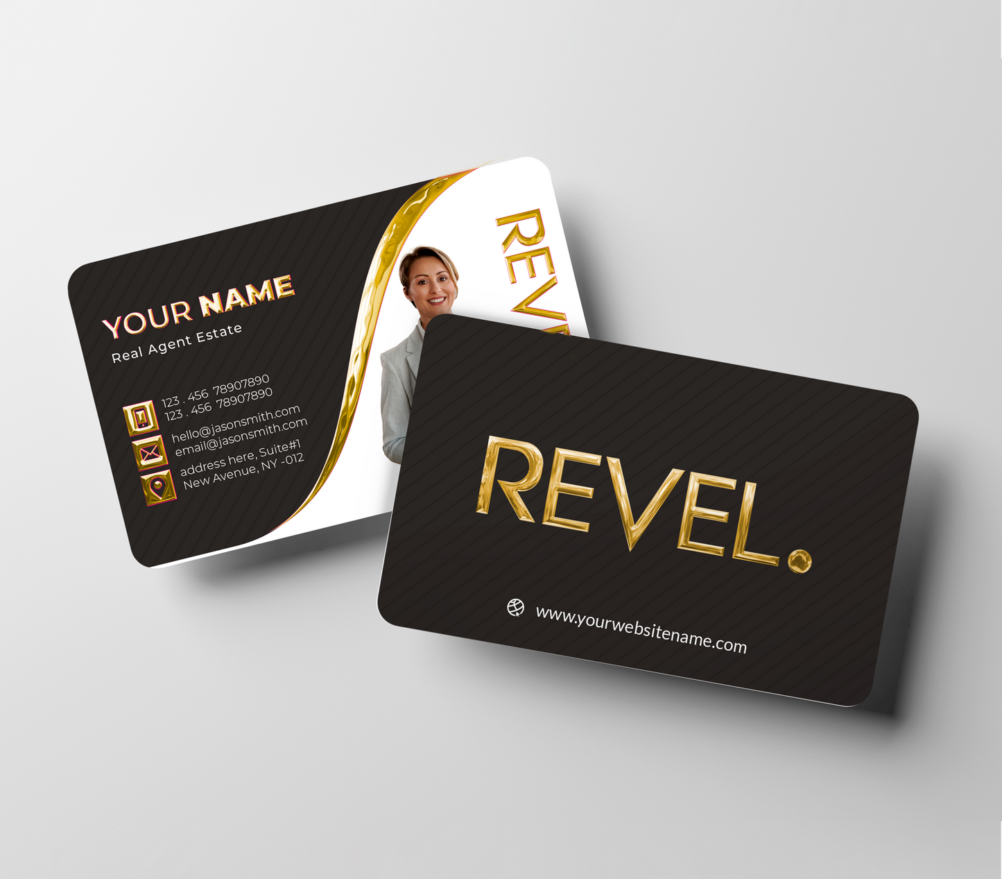 REVEL Business Cards Luxury