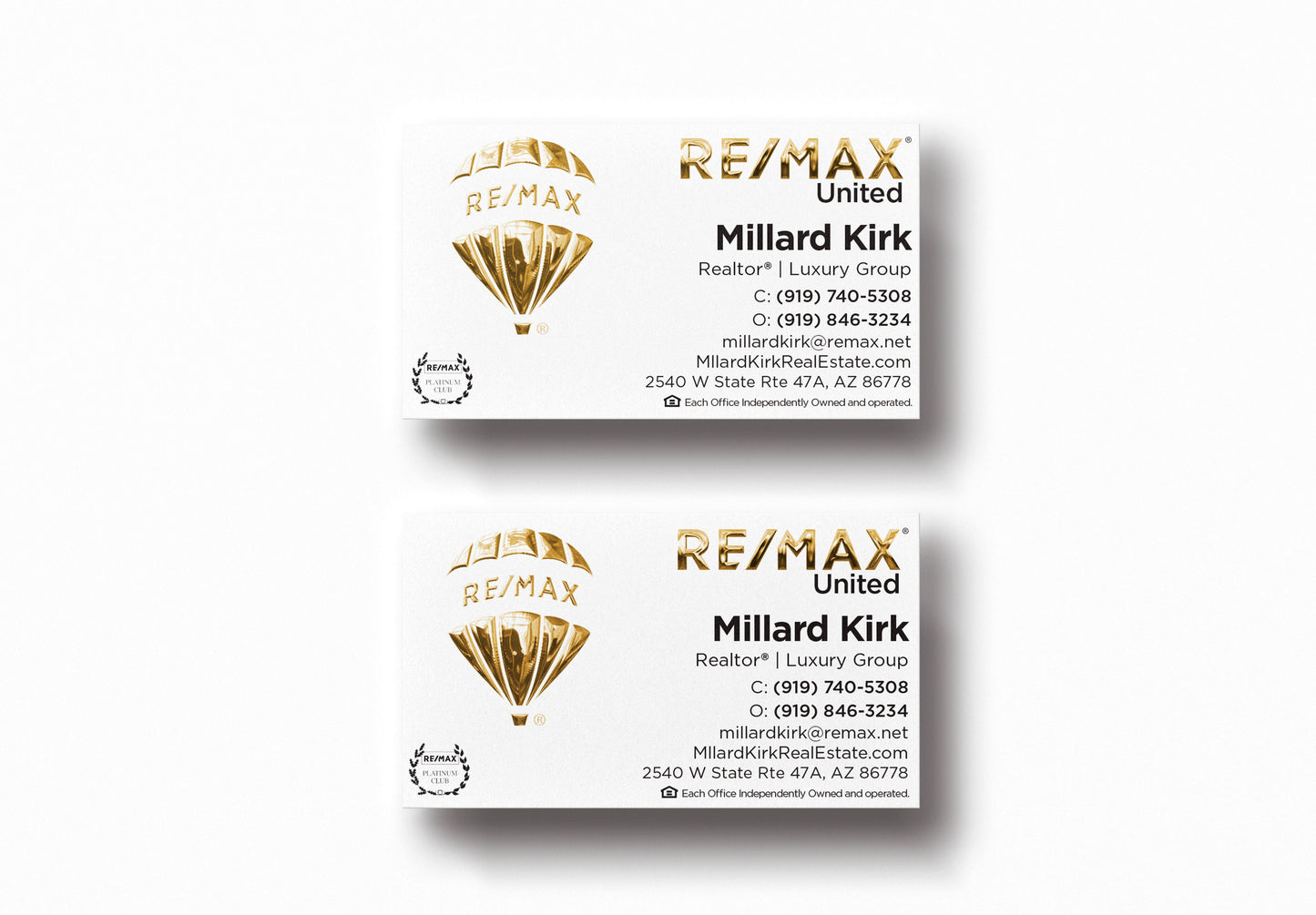Remax | Business Cards | Luxury