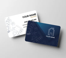 Load image into Gallery viewer, Square Business Cards | Rounded corner business cards Cards with Soft Touch Laminated | Business Cards velvet  laminated
