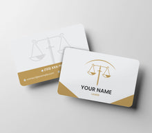 Load image into Gallery viewer, Square Business Cards | Rounded corner business cards Cards with Soft Touch Laminated | Business Cards velvet  laminated

