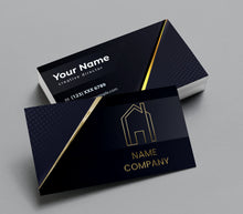 Load image into Gallery viewer, Custom Luxury Business Cards Printing with Embossed FOIL | Real Estate Business Card | Promotional Realtor Business Cards |  Luxury cards
