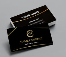 Load image into Gallery viewer, Custom Luxury Business Cards Printing with Embossed FOIL | Real Estate Business Card | Promotional Realtor Business Cards |  Luxury cards
