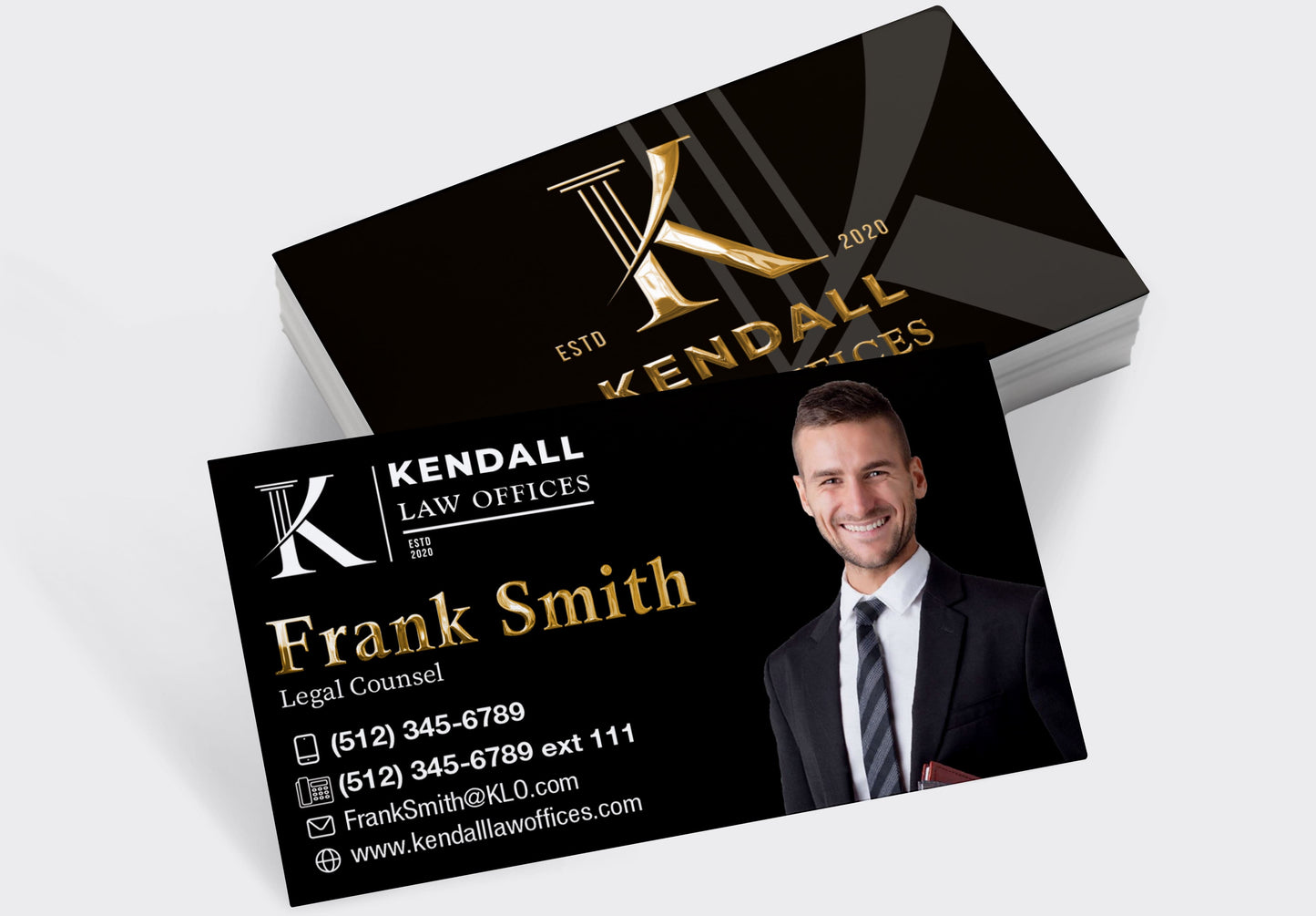 Legal Services Business Card | Luxury