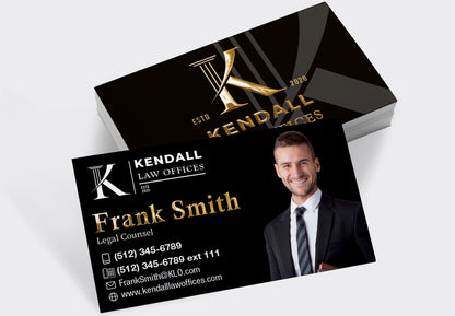 Legal Services Business Card | Luxury