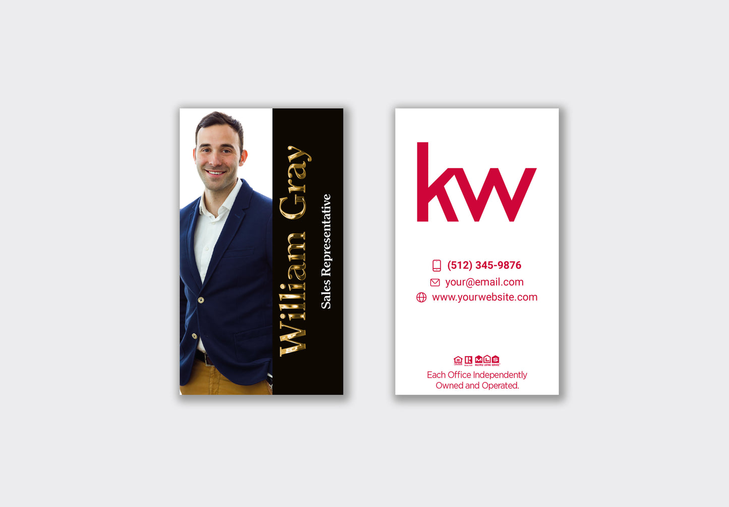 Keller Williams | Business Card | Luxury 001