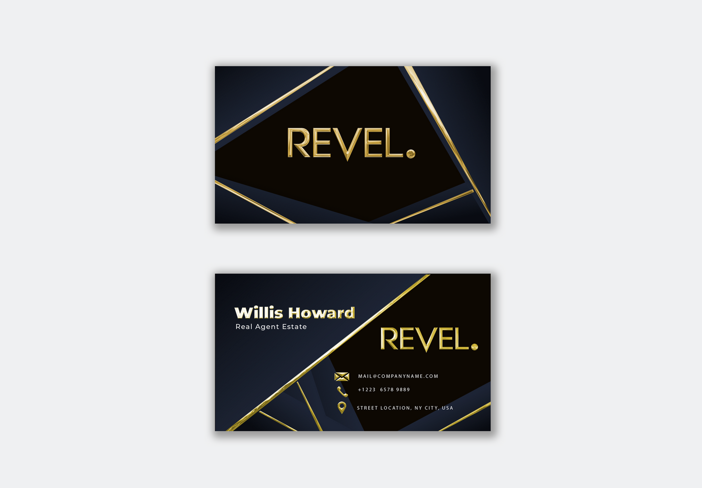 REVEL Business Cards Luxury