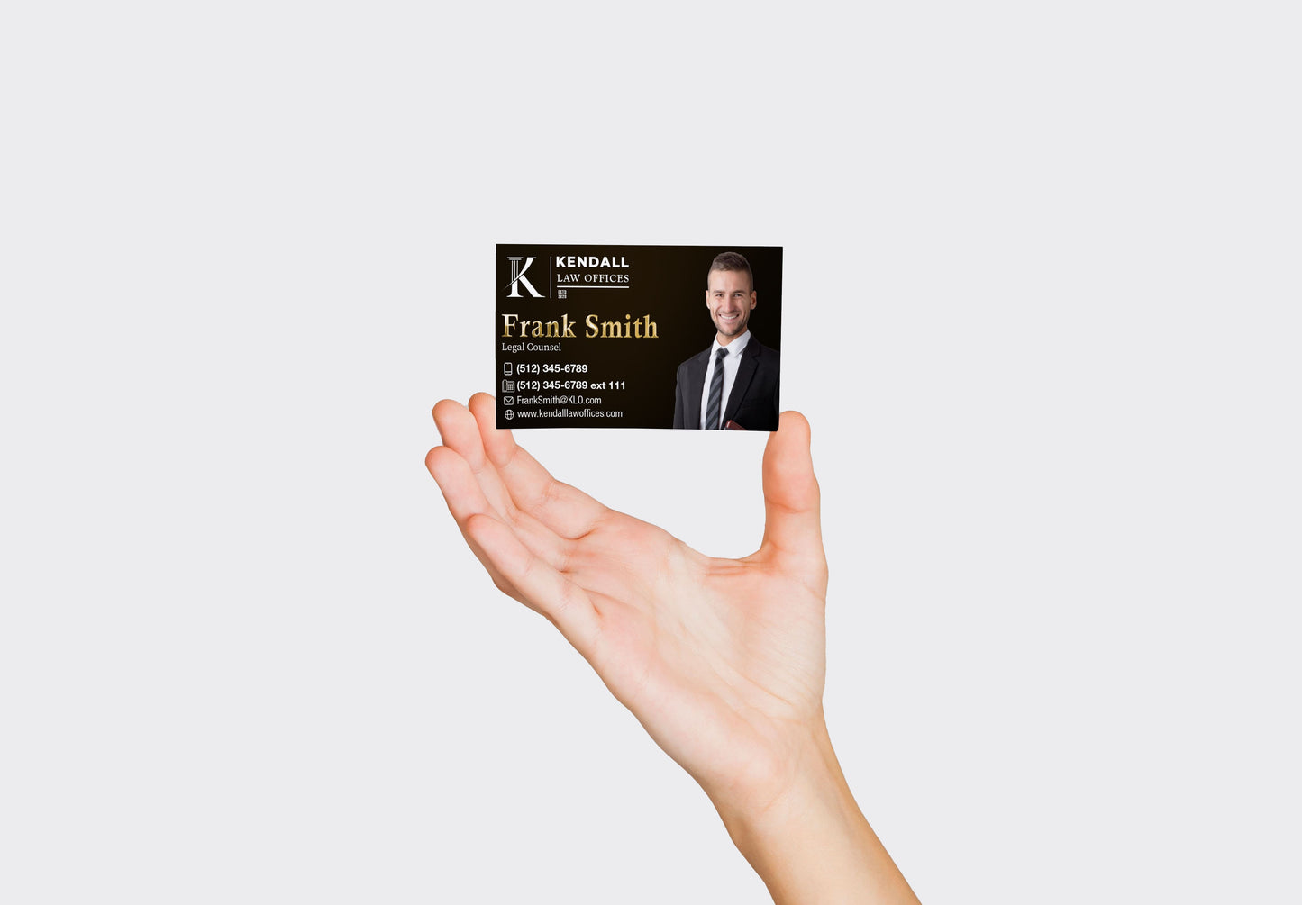 Legal Services Business Card | Luxury
