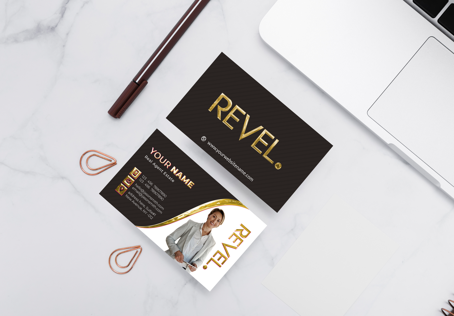 REVEL Business Cards Luxury