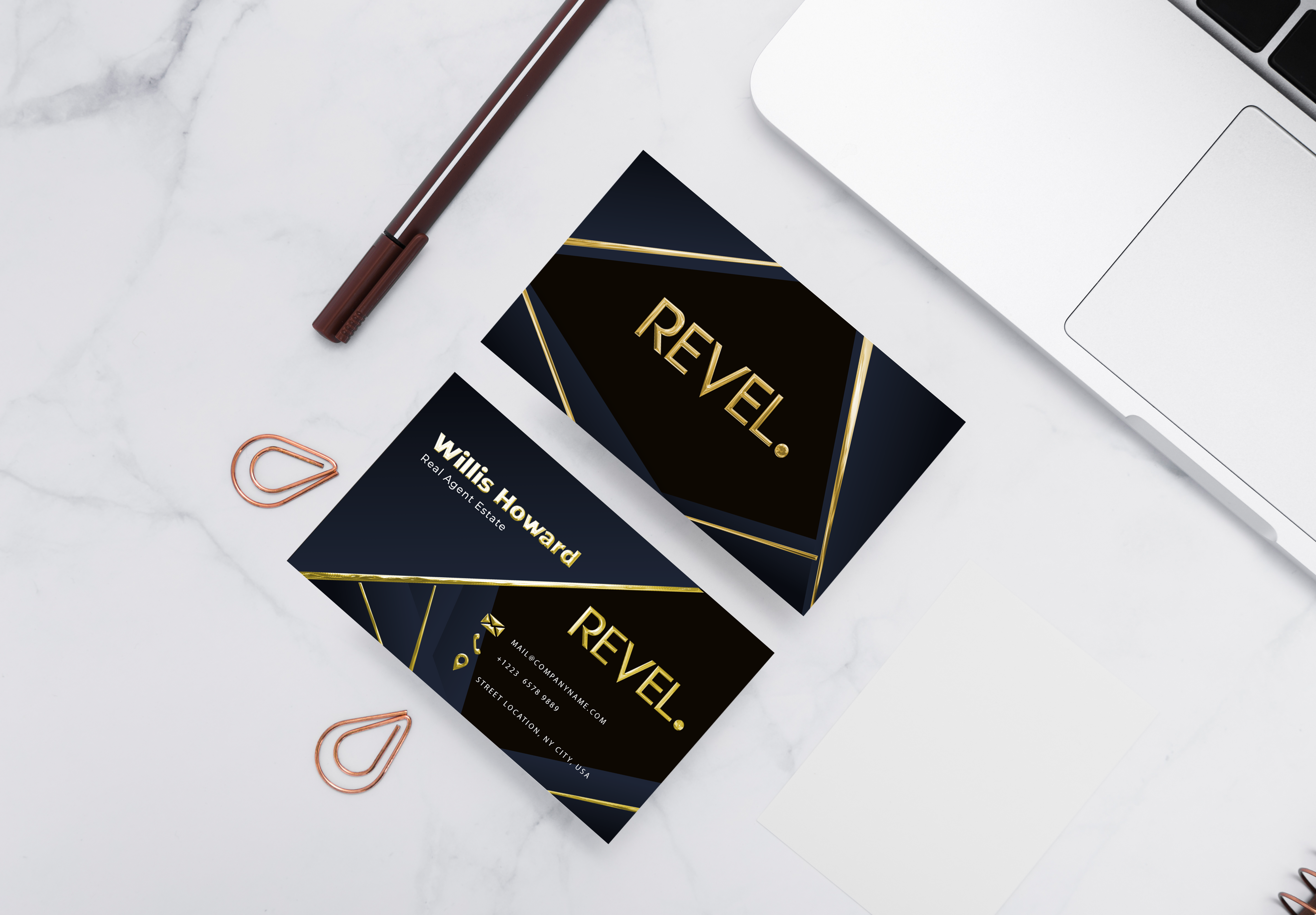 REVEL Business Cards Luxury