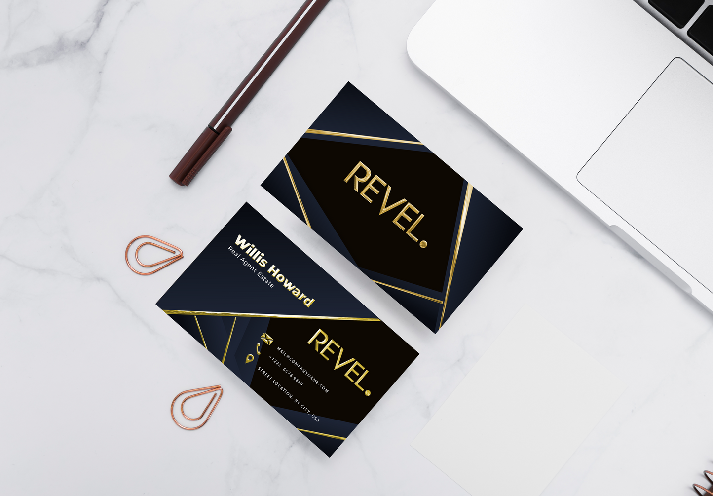 REVEL Business Cards Luxury