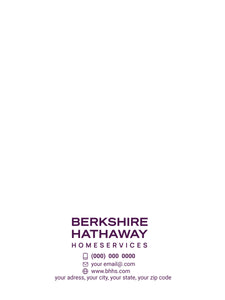 Berkshire Hathaway Custom Luxury Presentation Folder Printing With Embossed Foil - 007