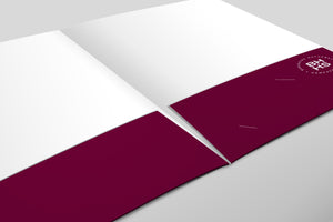 Berkshire Hathaway Custom Luxury Presentation Folder Printing With Embossed Foil - 010