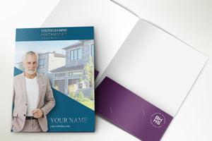 Berkshire Hathaway Custom Luxury Presentation Folder Printing With Embossed Foil - 008