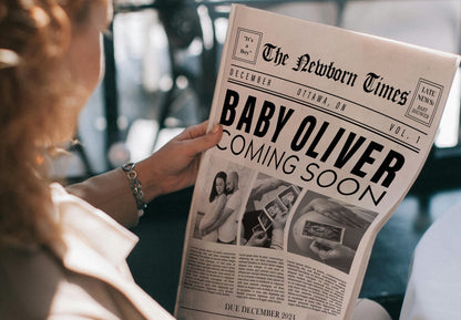 Newspaper Baby Shower