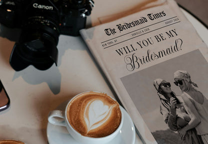 Bridesmaid Proposal Newspaper
