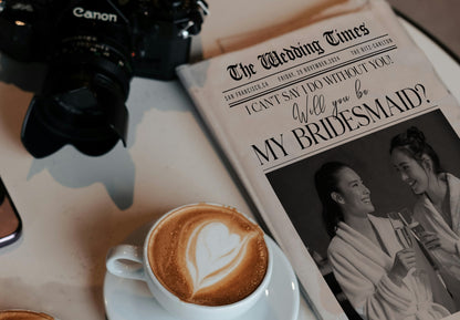 Bridesmaid Proposal Newspaper