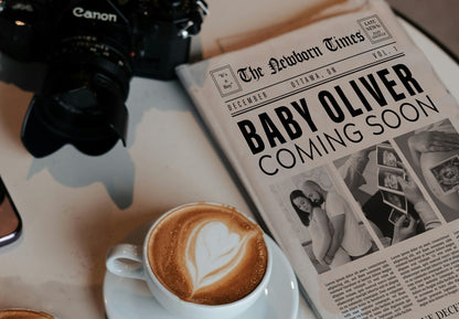 Newspaper Baby Shower