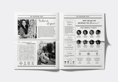 Bridesmaid Proposal Newspaper