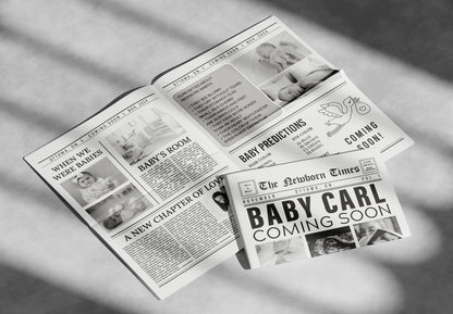Newspaper Baby Shower