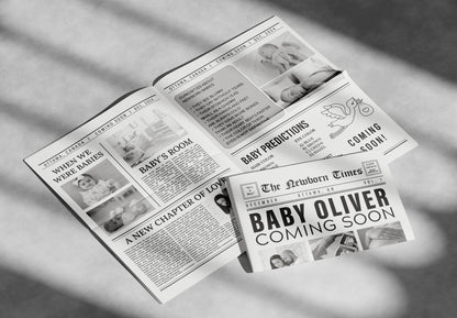 Newspaper Baby Shower