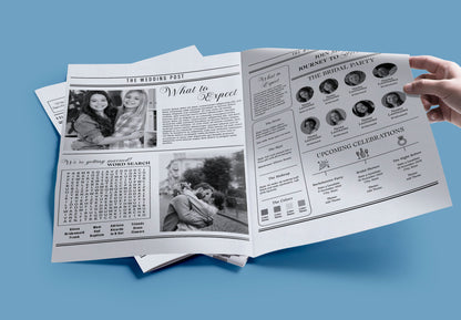 Bridesmaid Proposal Newspaper