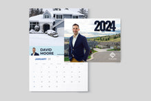 Load image into Gallery viewer, Printed 2024 Wall Calendar - Personalized Calendar -  12 Month Calendar -  A Year of Your Own Photos - Perfect Christmas Gift
