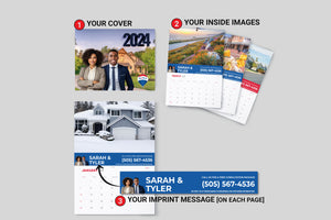 Remax Printed 2024 Wall Calendar - Personalized Calendar -  12 Month Calendar -  A Year of Your Own Photos - Perfect Christmas Gift