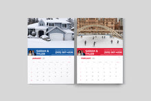 Load image into Gallery viewer, Remax Printed 2024 Wall Calendar - Personalized Calendar -  12 Month Calendar -  A Year of Your Own Photos - Perfect Christmas Gift
