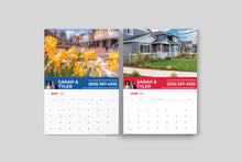 Load image into Gallery viewer, Remax Printed 2024 Wall Calendar - Personalized Calendar -  12 Month Calendar -  A Year of Your Own Photos - Perfect Christmas Gift
