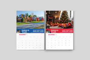 Remax Printed 2024 Wall Calendar - Personalized Calendar -  12 Month Calendar -  A Year of Your Own Photos - Perfect Christmas Gift