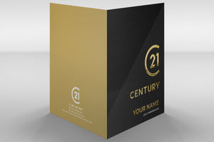 Century 21 Custom Luxury Presentation Folder Printing With Embossed Foil - 002