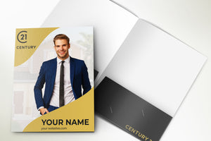 Century 21 Custom Presentation Folder Printing with Soft touch laminating - 008