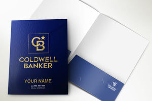 Coldwell Banker Custom Luxury Presentation Folder Printing With Embossed Foil - 008