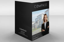 Load image into Gallery viewer, Compass Custom Luxury Presentation Folder Printing With Embossed Foil - 010
