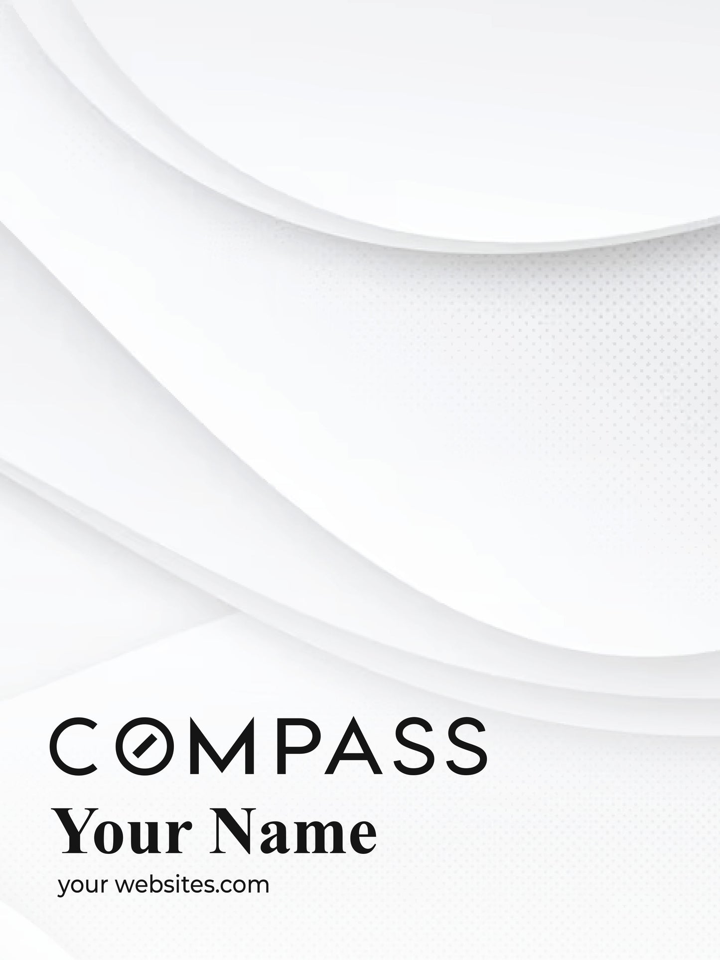 Compass Custom Presentation Folder Printing with Soft touch laminating - 002