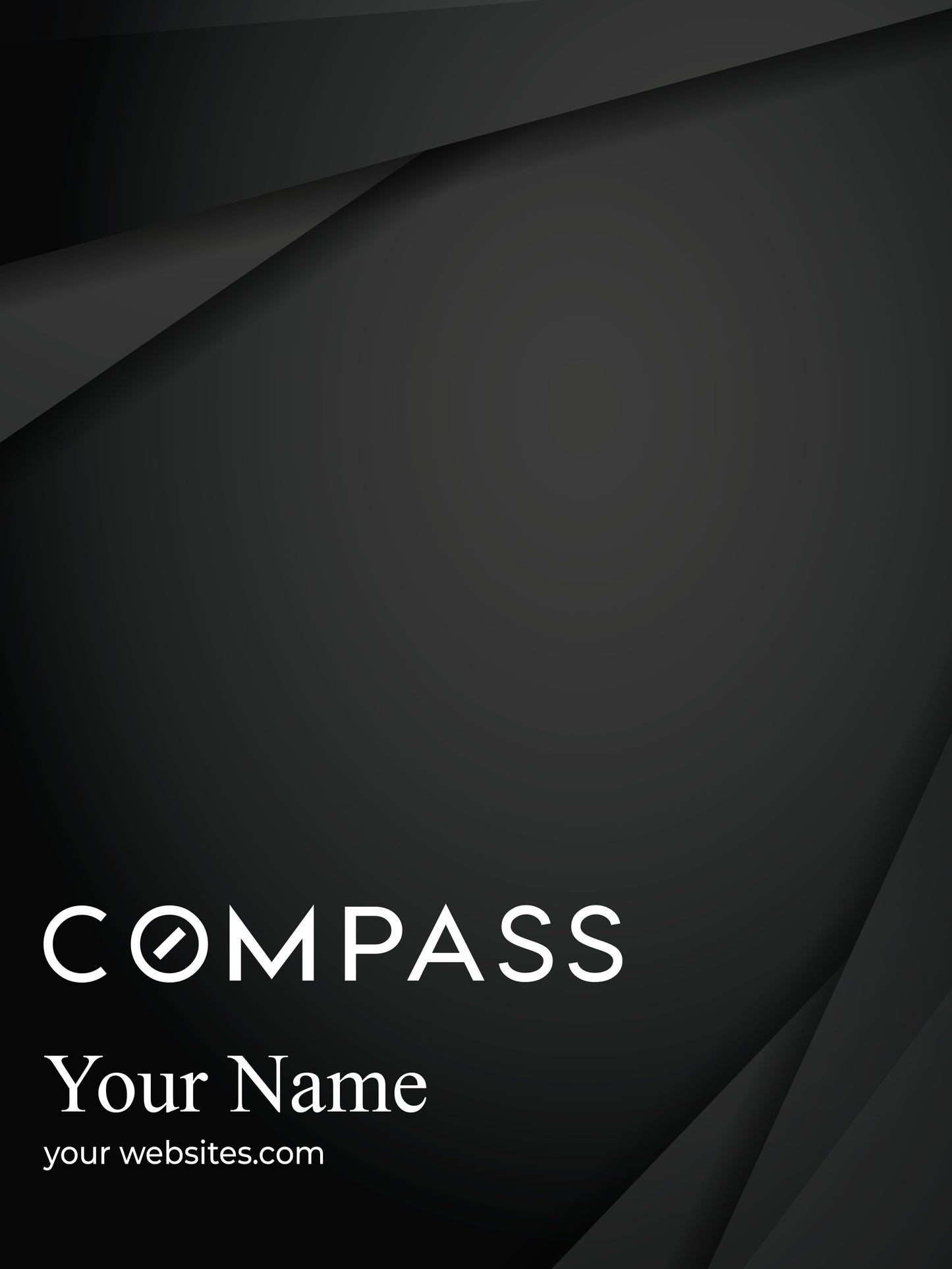 Compass Custom Presentation Folder Printing with Soft touch laminating - 004