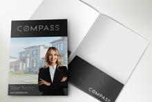 Load image into Gallery viewer, Compass Custom Luxury Presentation Folder Printing With Embossed Foil - 010
