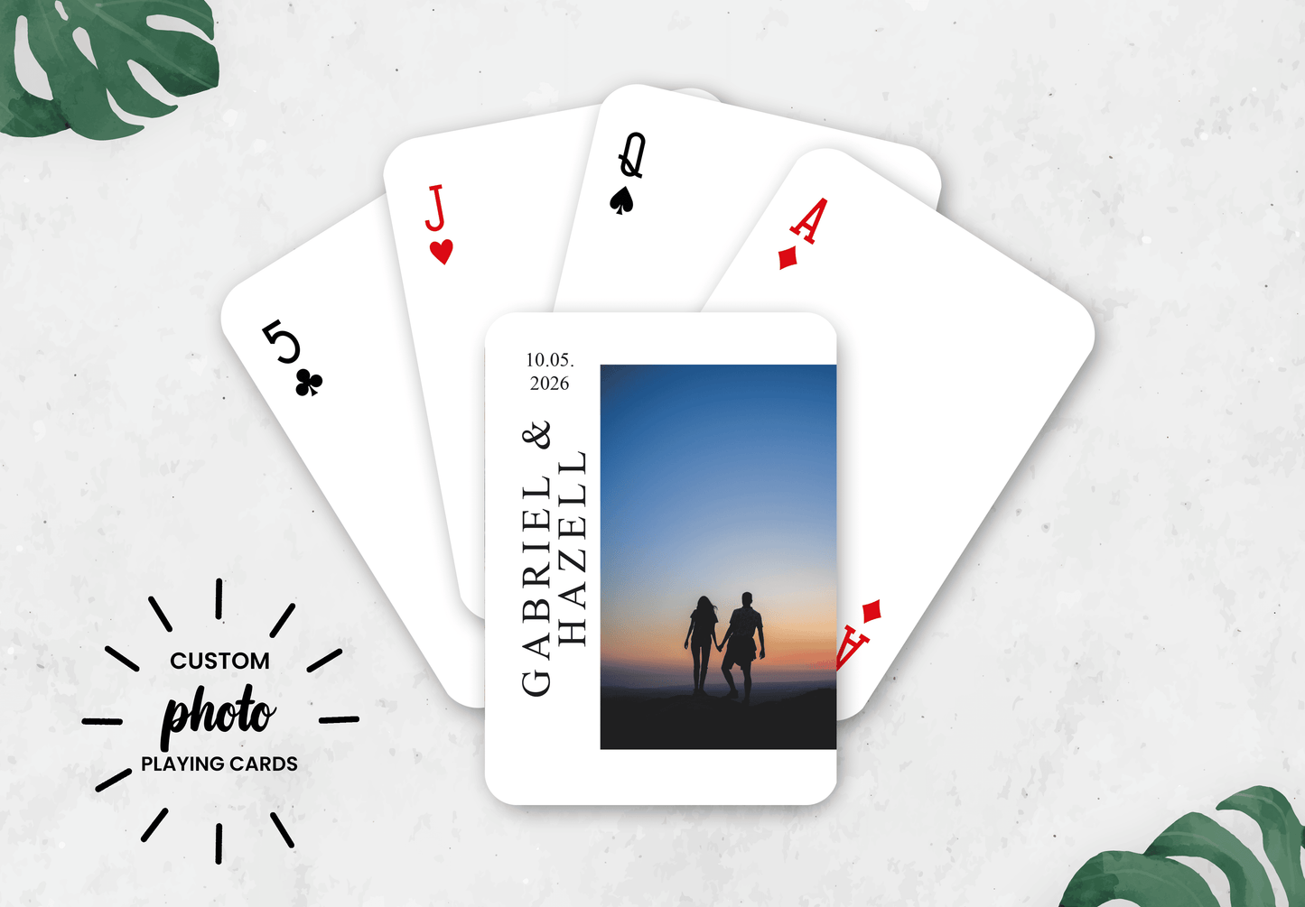 Wedding Guestbook |  Custom  |  Playing Cards