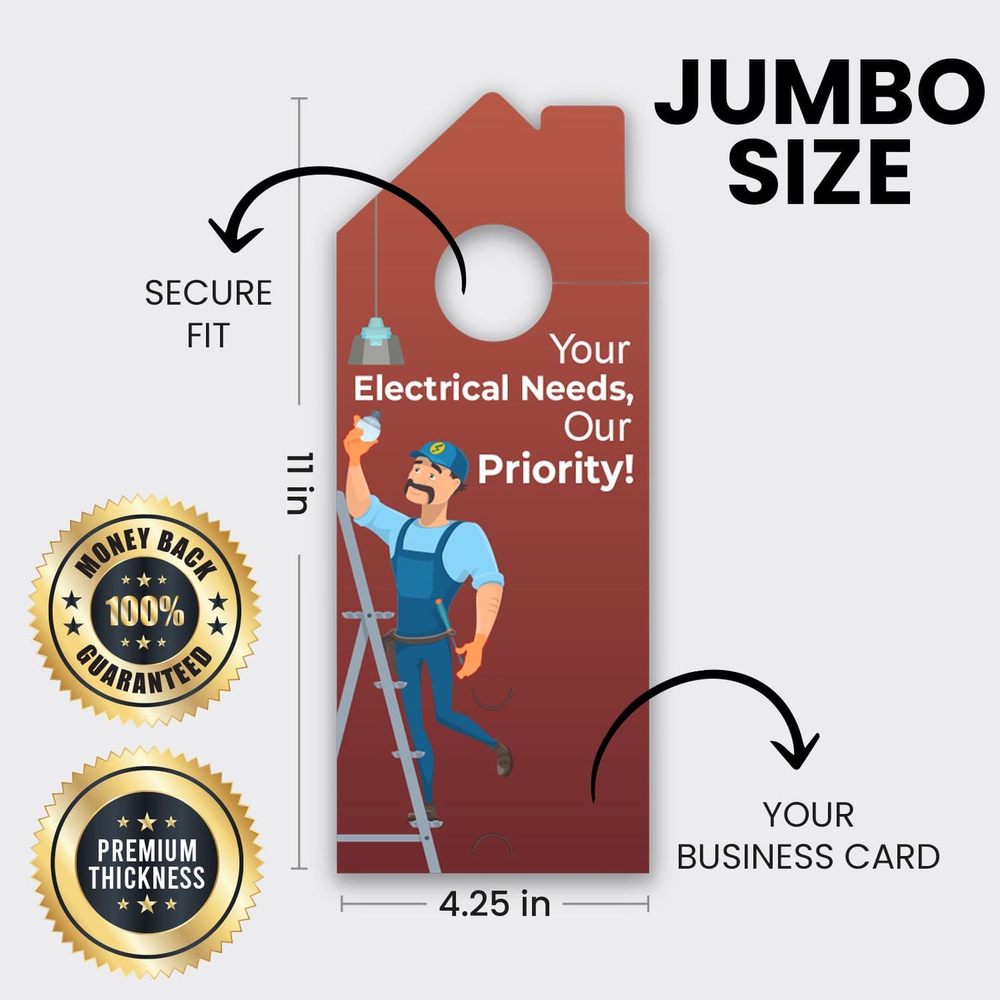 Electrician Services Door Hanger
